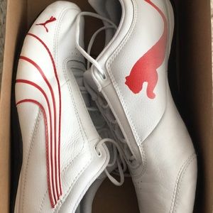 Men’s Drift Cat 4 White-High Risk Red Sneaker